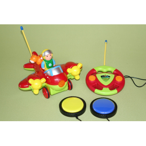 RC vliegtuig tweeknops (afstandsbediening)